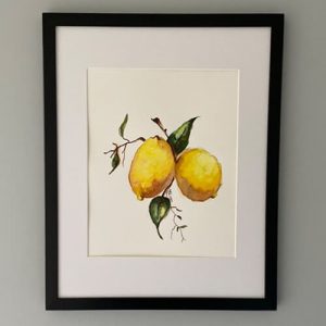 watercolor named Lemons